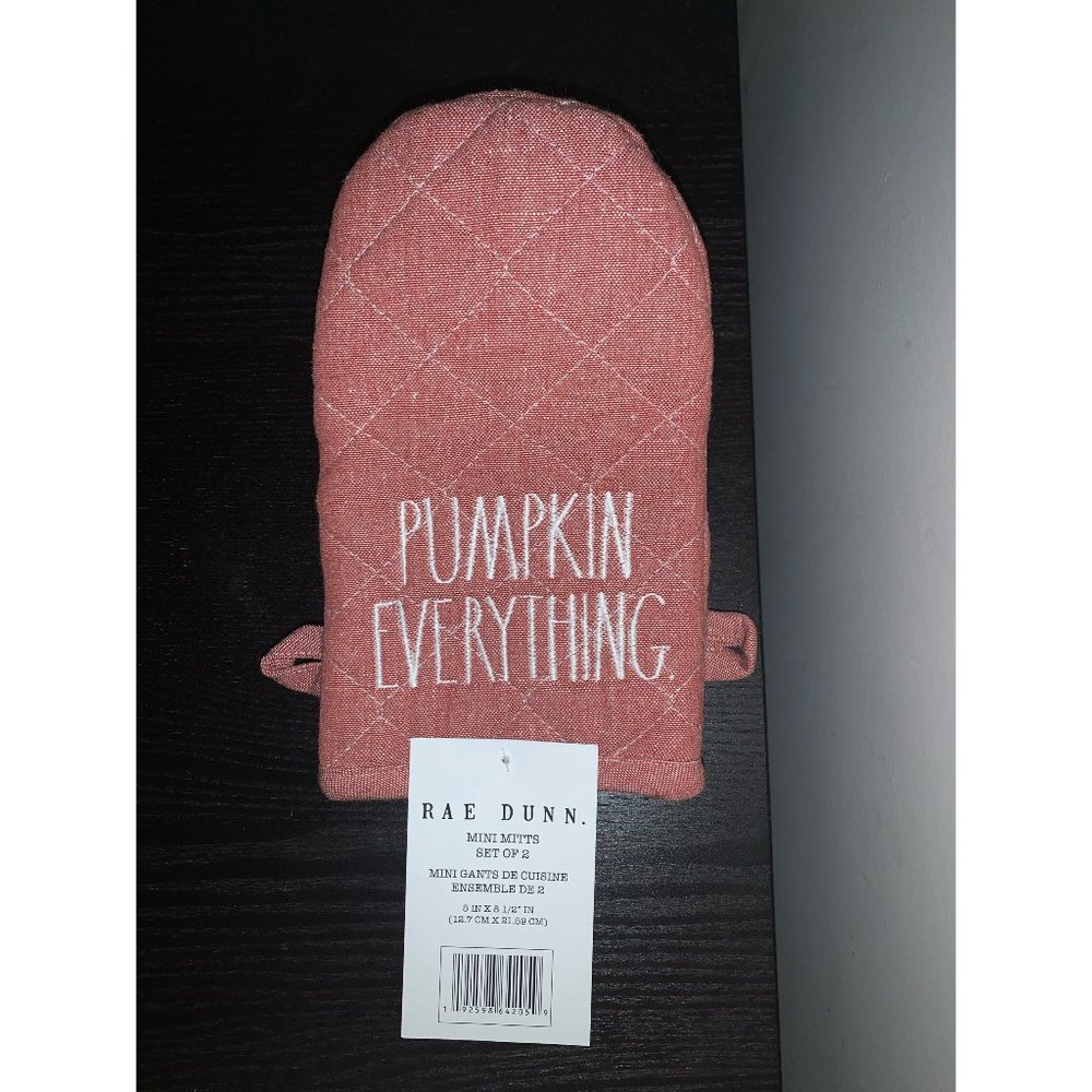 Rea Dunn "Pumpkin Everything" Oven Mitt Set
